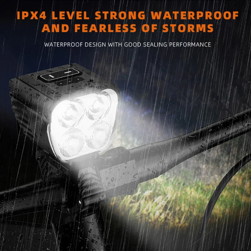 

Лидер продаж, 20000 мАч, аккумулятор, велосипедная фара, 5000 люмен, аксессуары для велосипеда, 6-12 В, велосипедная фара, передняя лампа для горного велосипеда