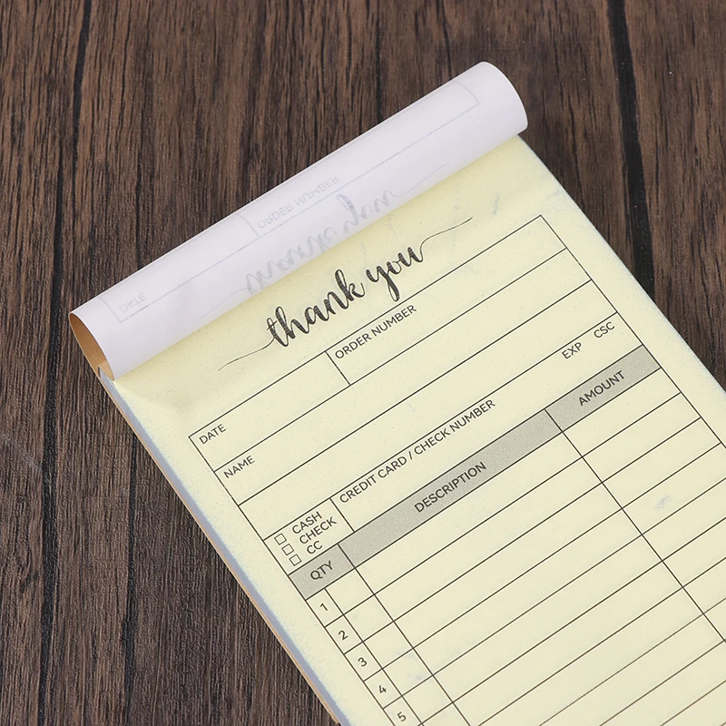 50pcs Carbonless Paper Receipt Book - Customer Appreciation Sales Invoice Book view 6