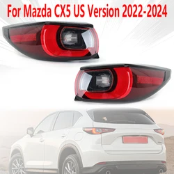 For Mazda CX5 US Version 2022-2024 Auto Accessories Tail Light Brake Emergency Brake Light Turn Signal Rear Bumper Headlight