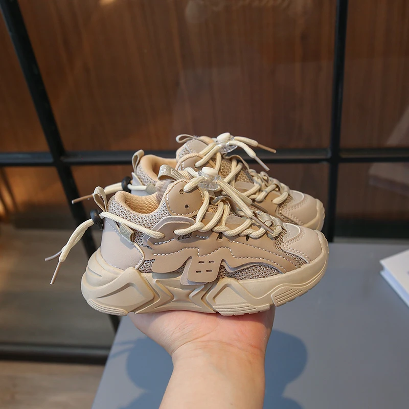 

New Spring Children's Sports Shoes, Soft Sole, Non-slip Mesh Breathable, Fashionable Outdoor Sneakers Boys Girls Casual Kids