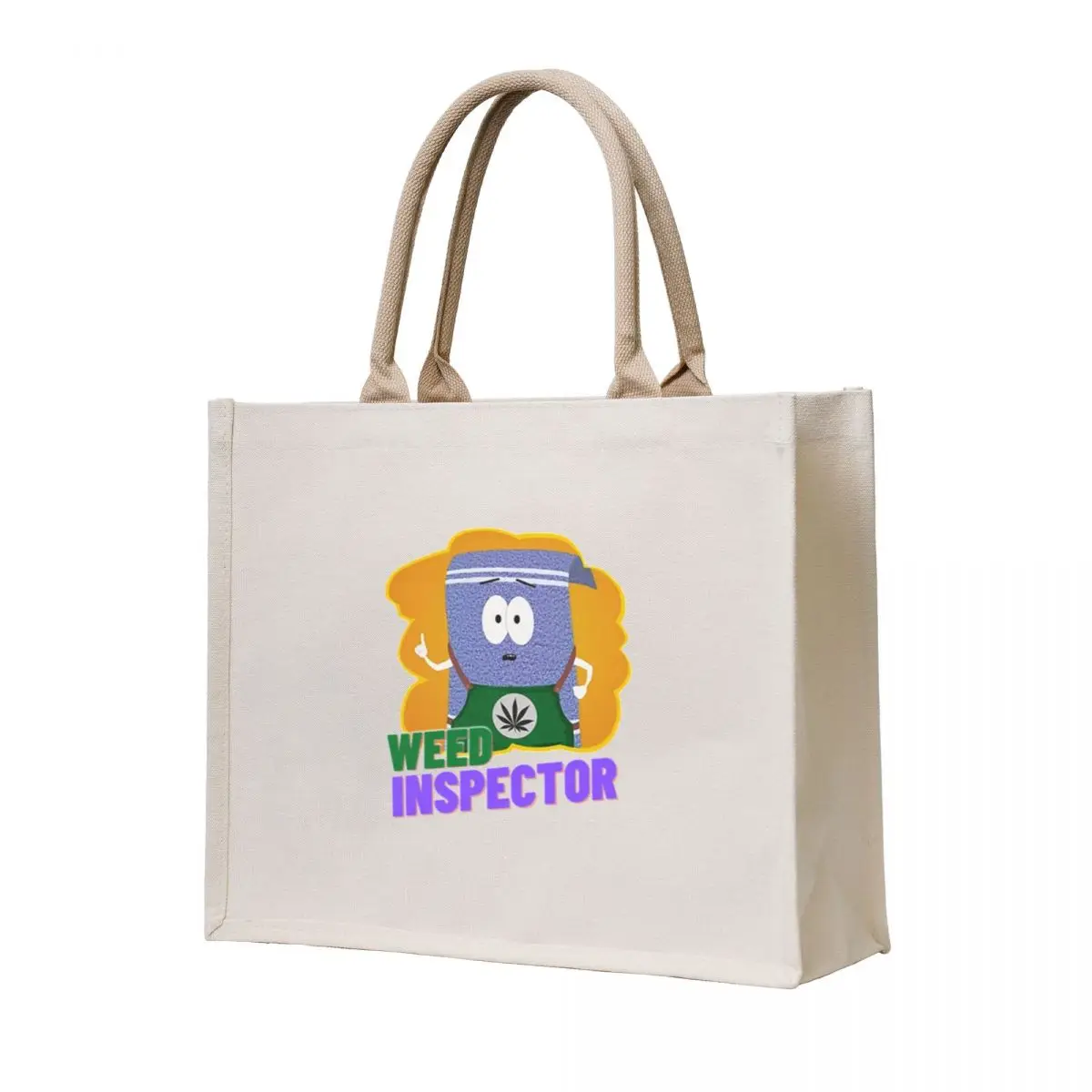 

Towelie Autocollant Weed Inspector Tote Bag custom fabric bag Reusable bags shopping bags foldable