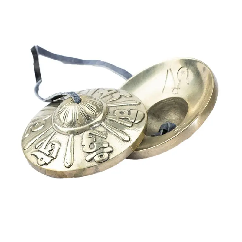 

B48B-3-дюймовые тибетские тарелки Динша, руна медитации, буддизма йоги, инструменты для релаксации