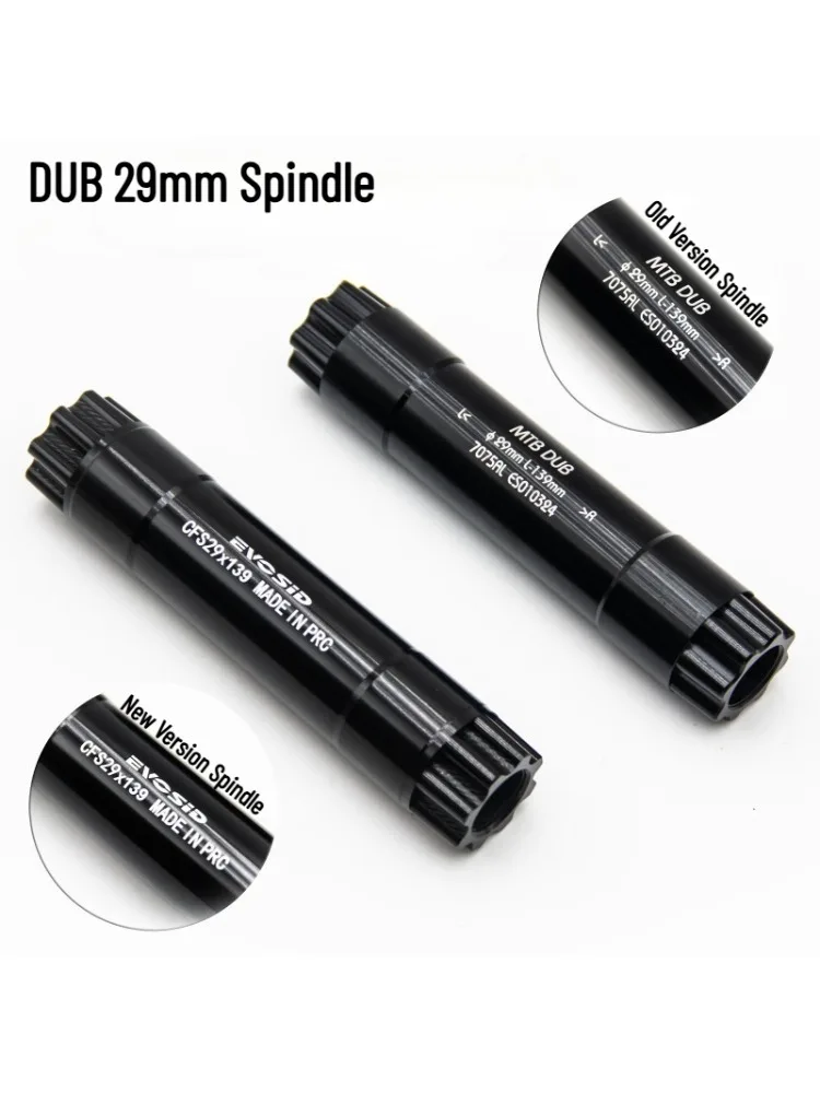 AliExpress NONE EVOSID DUB 29mm Spindle 122/130/139/145mm CNC Machining Aluminum Alloy Compatible with EVOSID Crankset New and Old Versions