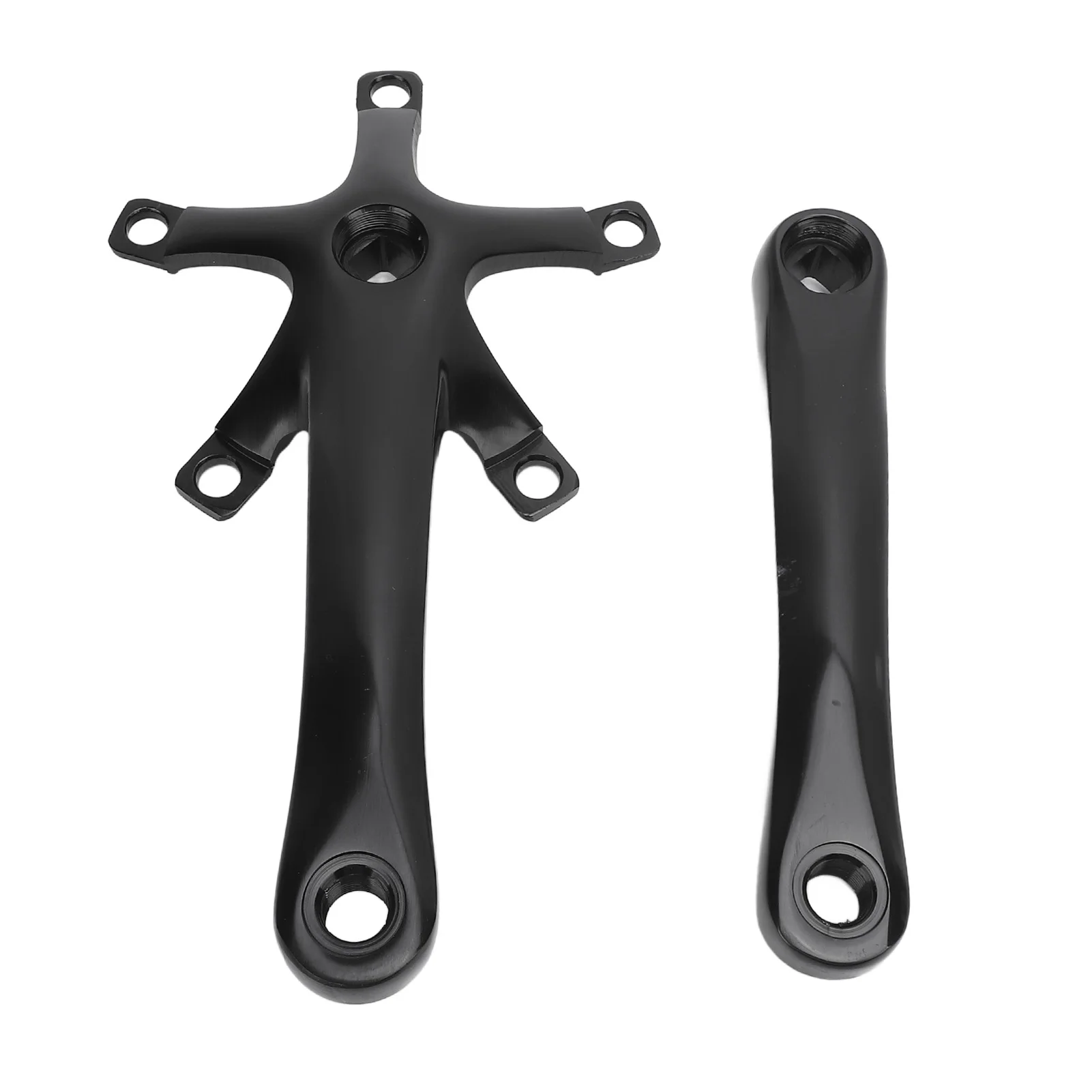 165mm conjunto de manivela de ciclismo estrutura forte 165mm conjunto de manivela de liga de alumínio para viagens atividades ao ar livre