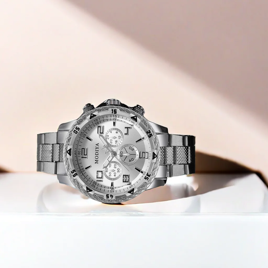 ساعة كوارتز خفيفة بسيطة للهدايا المثالية ، مقاومة للماء ، عصرية ، ريترو ، عالية الجودة ، فاخرة ، عصرية