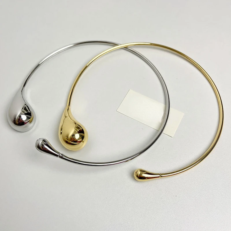 Fashion Jewelry European and American Design Metal Necklace For Women Party Gifts Exaggerative Accessories 2024 Trend New