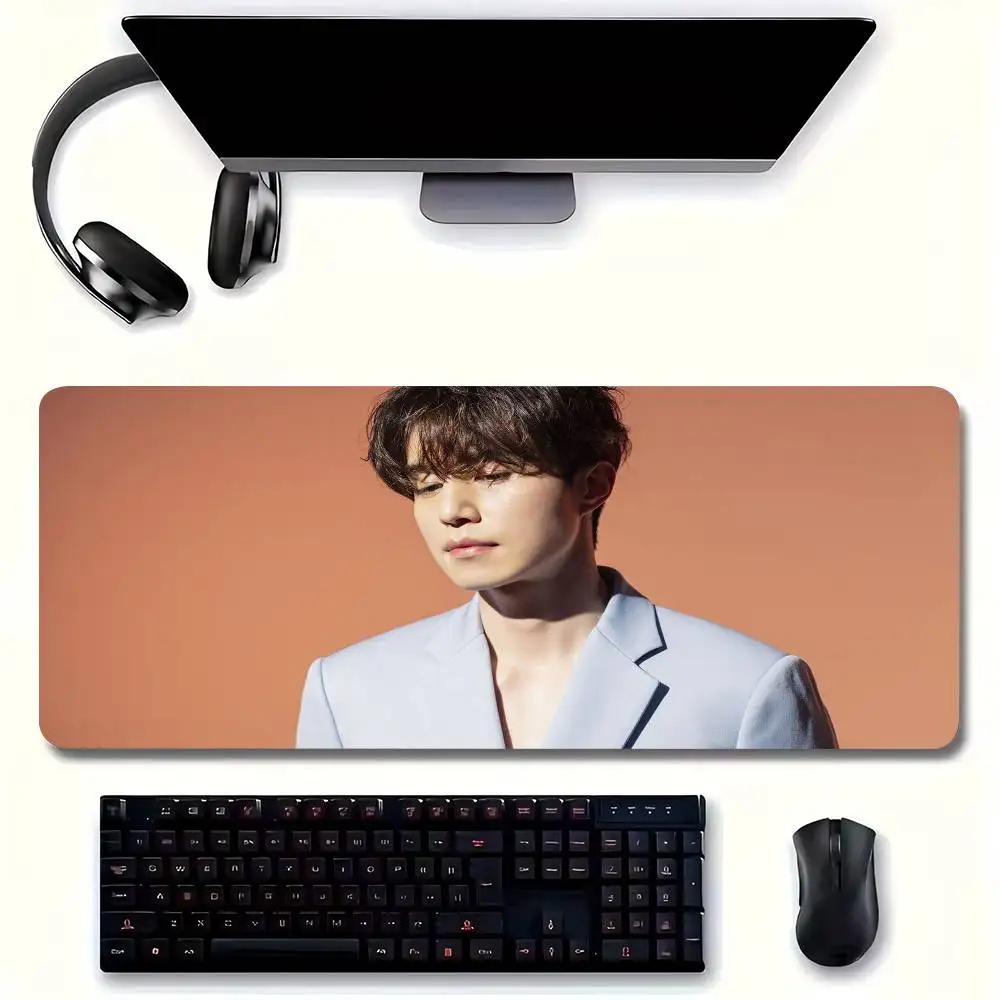 Korean Celebrity Lee Dong Wook Mousepad Non-slip Suitable For Office Computers Laptops E-sports Game Desk Mats XXL Keyboard