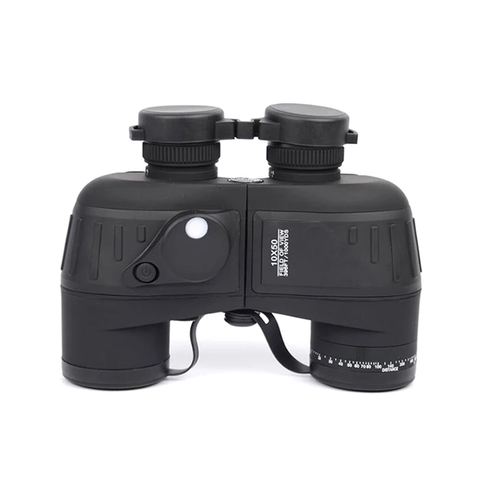

10x50 Zoom Emergency Outdoor Telescope Waterproof and Fog-Proof Binoculars with Range Finder for Hunting Nature Observation