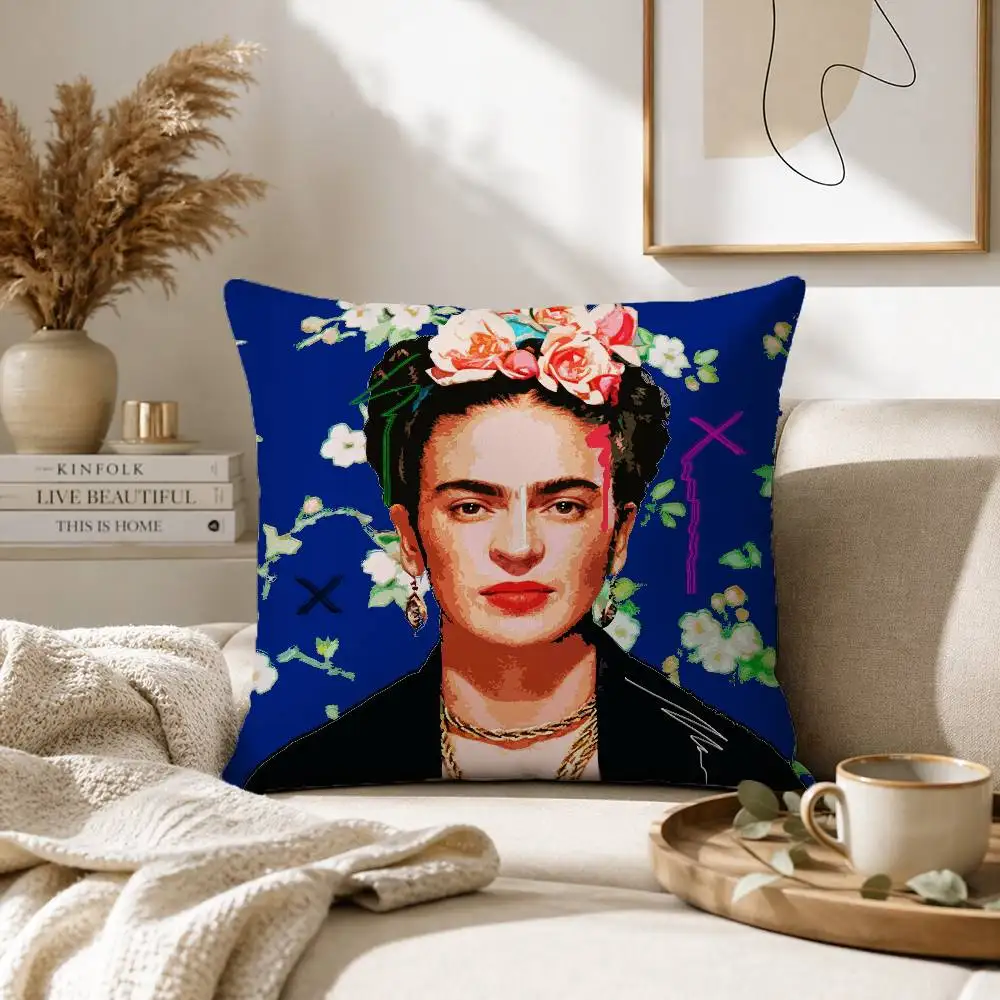 F-Frida-s K-Kahlo-g Art Pillow Case for Sofa Living Room Home office Decor Protective Cover