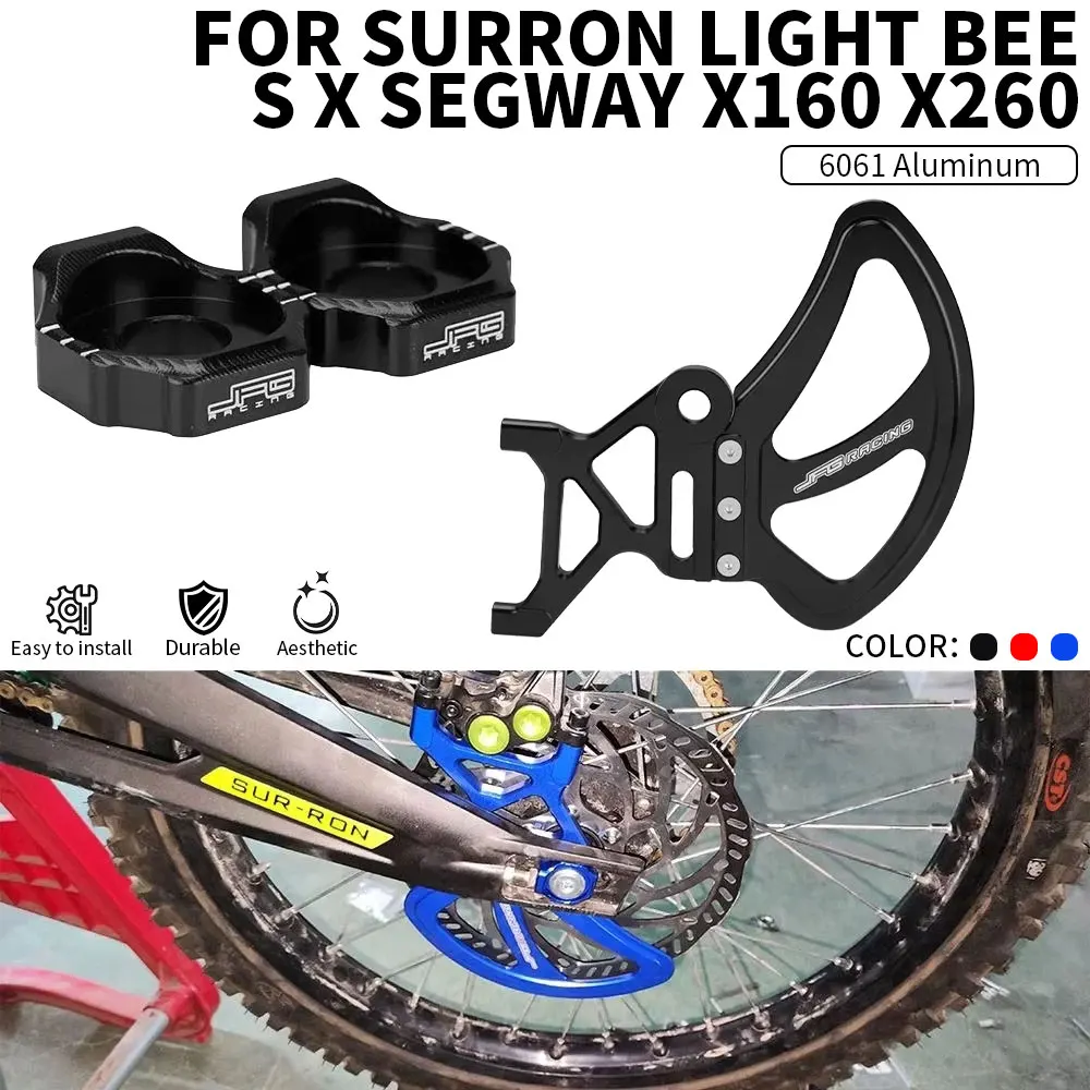 

Rear Chain Adjuster Axle Block Brake Disc Guard Cover For Surron X S For Segway X160 X260 TALARIA MX3 4 Motorcycles Accessories