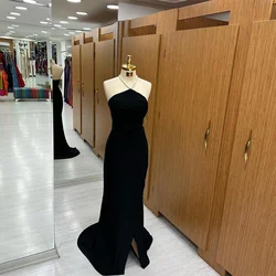 Zambak siyah Mermaid büyüleyici balo kıyafetleri kıyafeti Halter kolsuz resmi elbisesi boncuk özel boyut gece elbisesi vestidos de noche