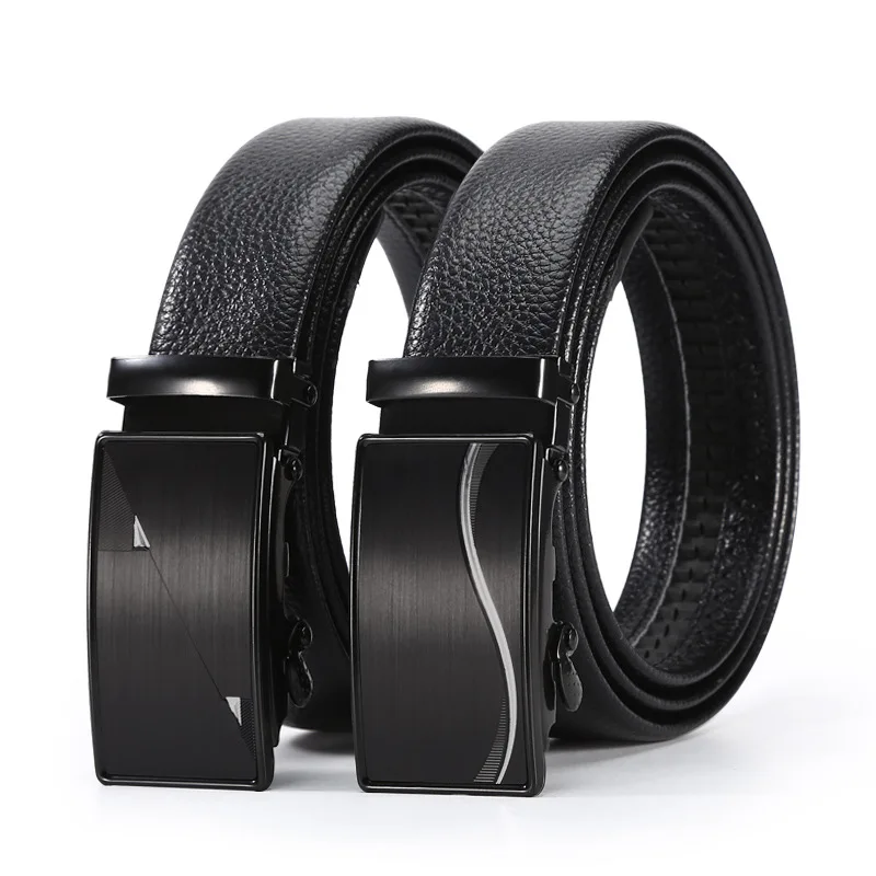 

Men's High-end Automatic Buckle Pu Belt Body Men's Fashion Business Versatile Famous Brand Corset Jeans Designer Belt