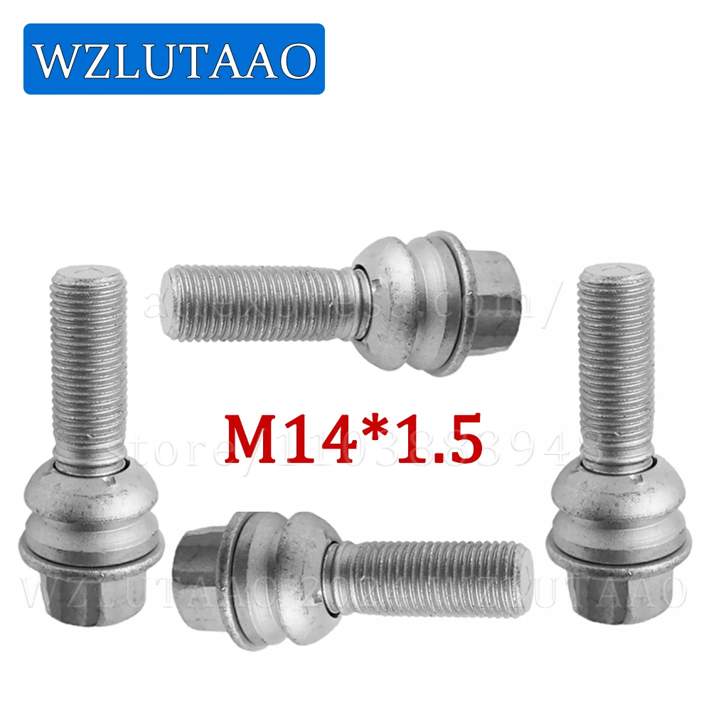 1/4/5/10pcs M14*1.5 Wheel Lug Bolt For Porsche Cayenne VW Touareg Audi Q7 WHT001693 7L0601139A 95536120300 WHT002529 WHT001694A