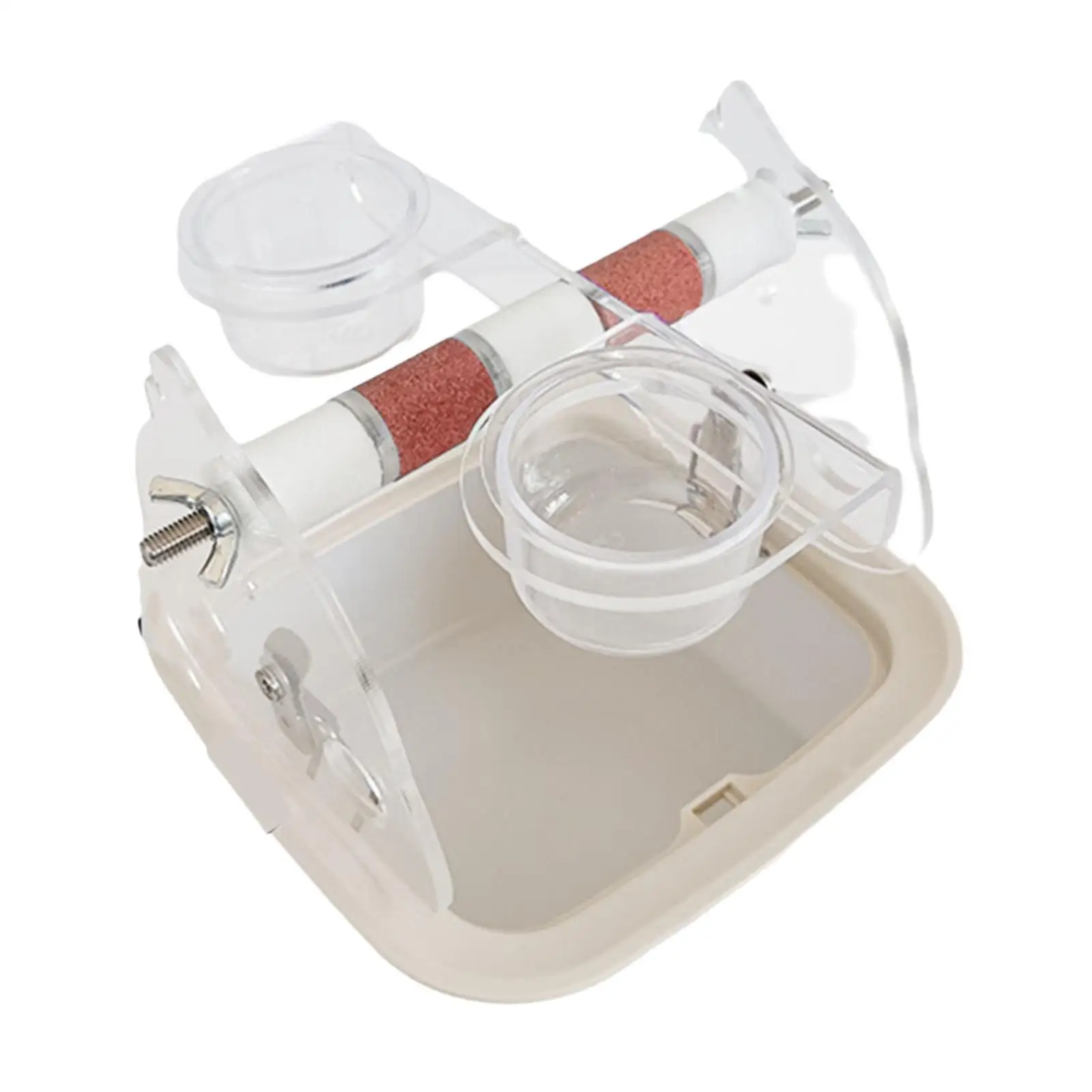 Soporte de inodoro para loros, perca para loros, gimnasio, actividad, juguete, animales, pico