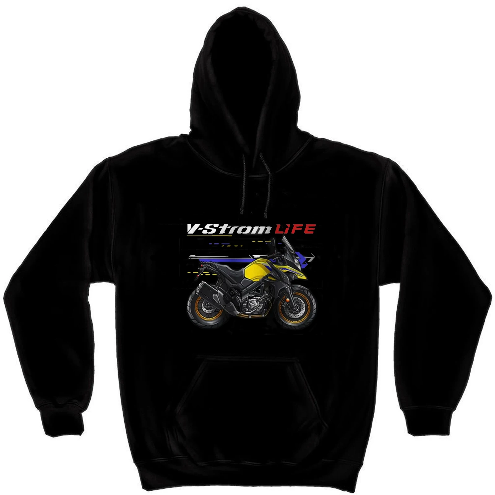 2017-2024 Models Japanese V-Strom 650 Motorcycle Pullover Hoodie Comfortable Cotton Casual Mens Sweatshirts Rider Streetwear