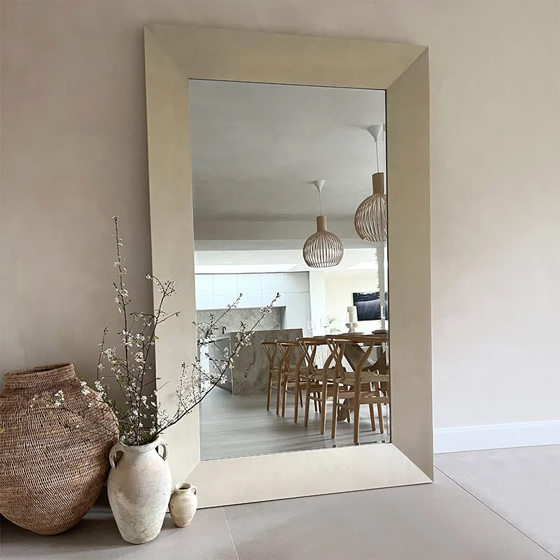 

Nordic Bed Room Decorative Mirrors Wall Aesthetic Square Luxury Mirrors Full Body Living Room Specchi Decorativi Home Decor Item