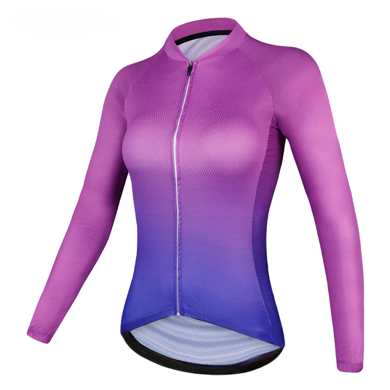 Maglie da Mountain Bike ad asciugatura rapida autunno primavera maglia da ciclismo da donna traspirante maglia da ciclismo a maniche lunghe