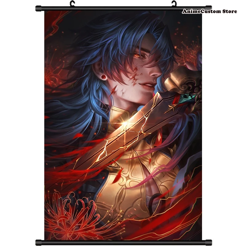 Anime Blade Honkai: Star Rail Cosplay HD Wall Scroll Roll Painting Poster Hanging Picture Poster Home Decor Game Xmas Gift