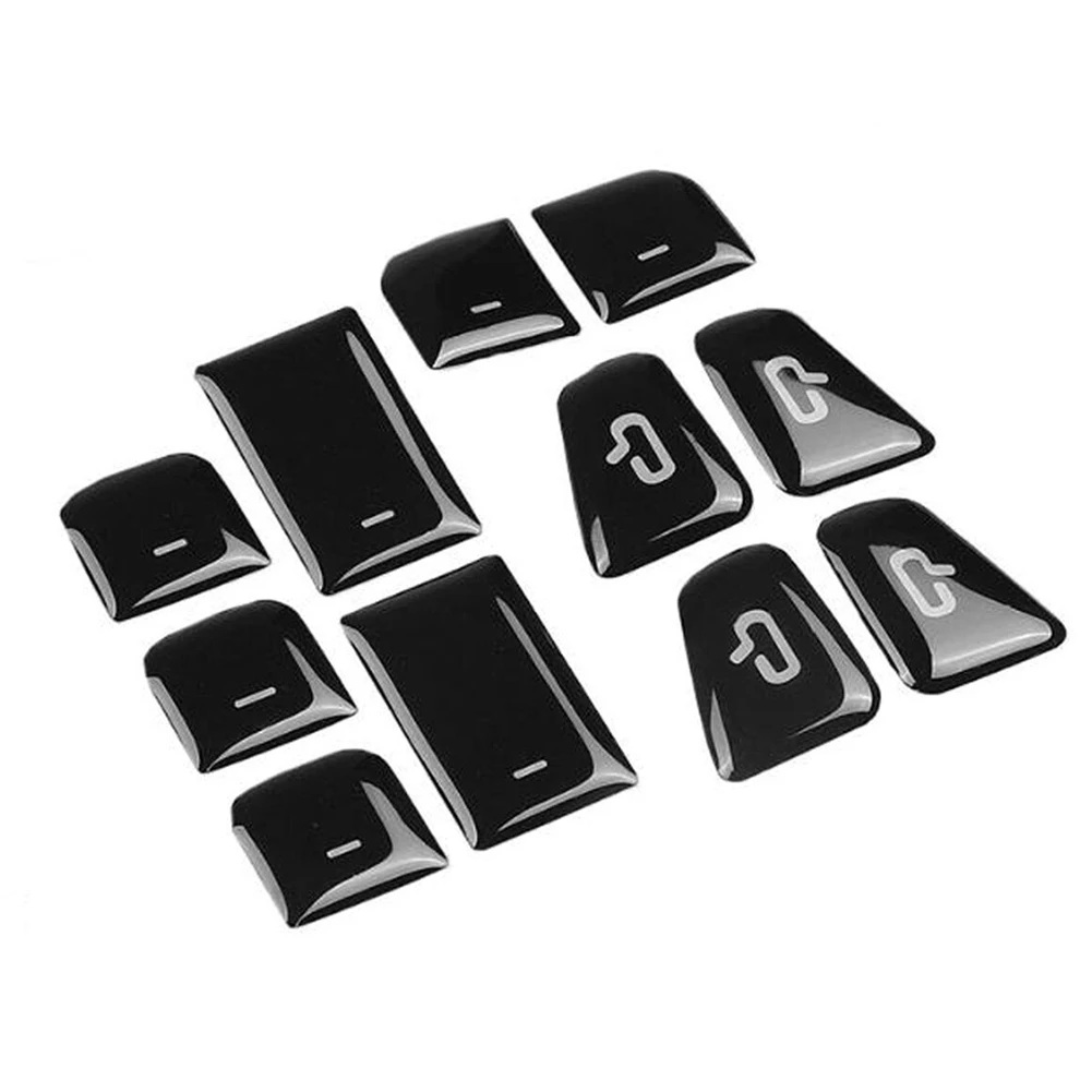 

For Tesla For Tesla Car Door Glass Wear-resistant 11Pcs/set 2017-2023 Beautiful Black Environmental Resin High-quality
