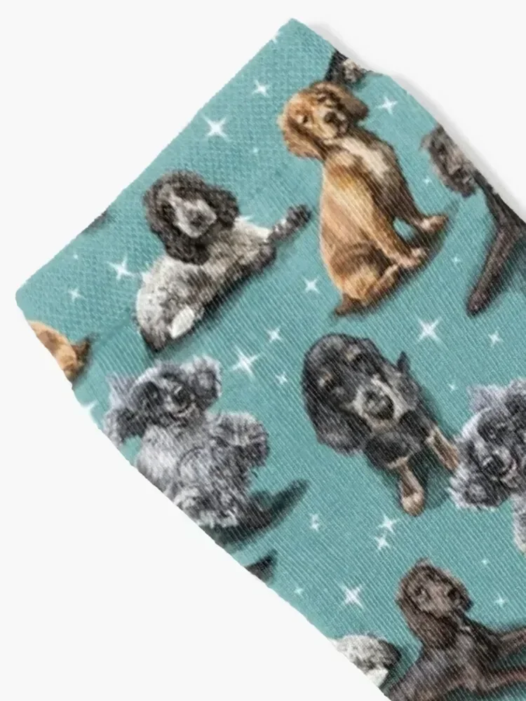 The Cocker Spaniel Socks FASHION soccer anti-slip new year Socks Women Men's