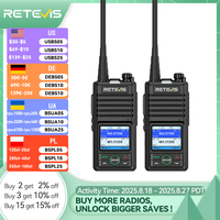 Retevis RB658 Walkie Talkie APP Control Long Range Walkie-talkie Bluetooth 5.0 UHF Professional Communication Radio for Camping