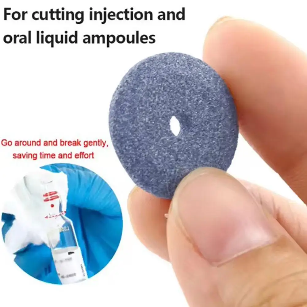 5pcs Medical Ampoule Opener Grinding Wheel Glass Bottle Cutting Disc For Nurse Injection Oral Liquid Easy Opener Replacement Par