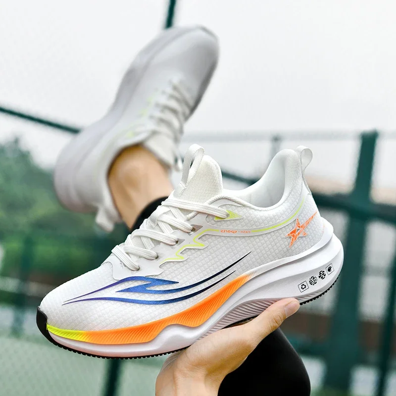 

Амортизирующая обувь для гонок, новые дышащие противоскользящие кроссовки унисекс, роскошные кроссовки для гонок, дышащие модные кроссовки