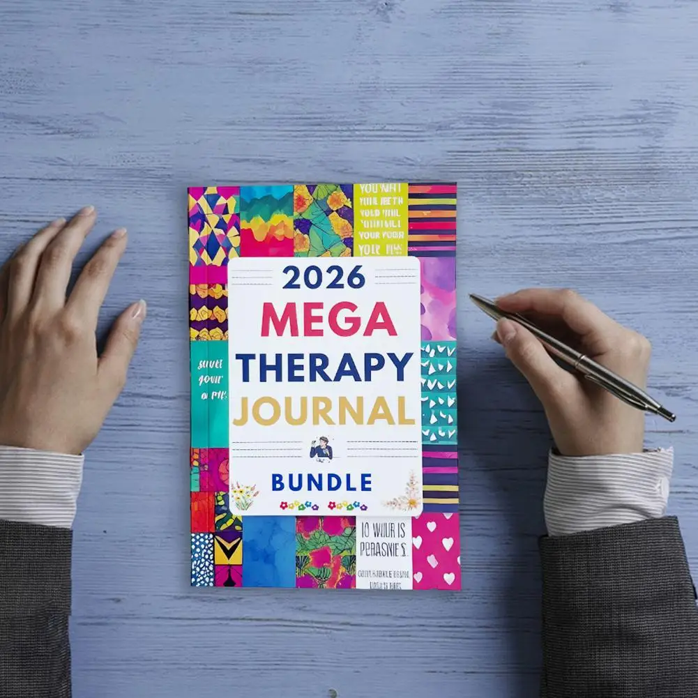Notebook with Unique Design 2026 Therapy Journal for Mental Wellness Trauma Recovery Guide Notebook Mindfulness for Adults