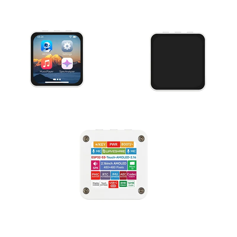 RP2350 1.54inch LCD Display Development Board,240 × 240 Resolution,65K Color,IPS Display Panel,Dual-core And Dual-architecture