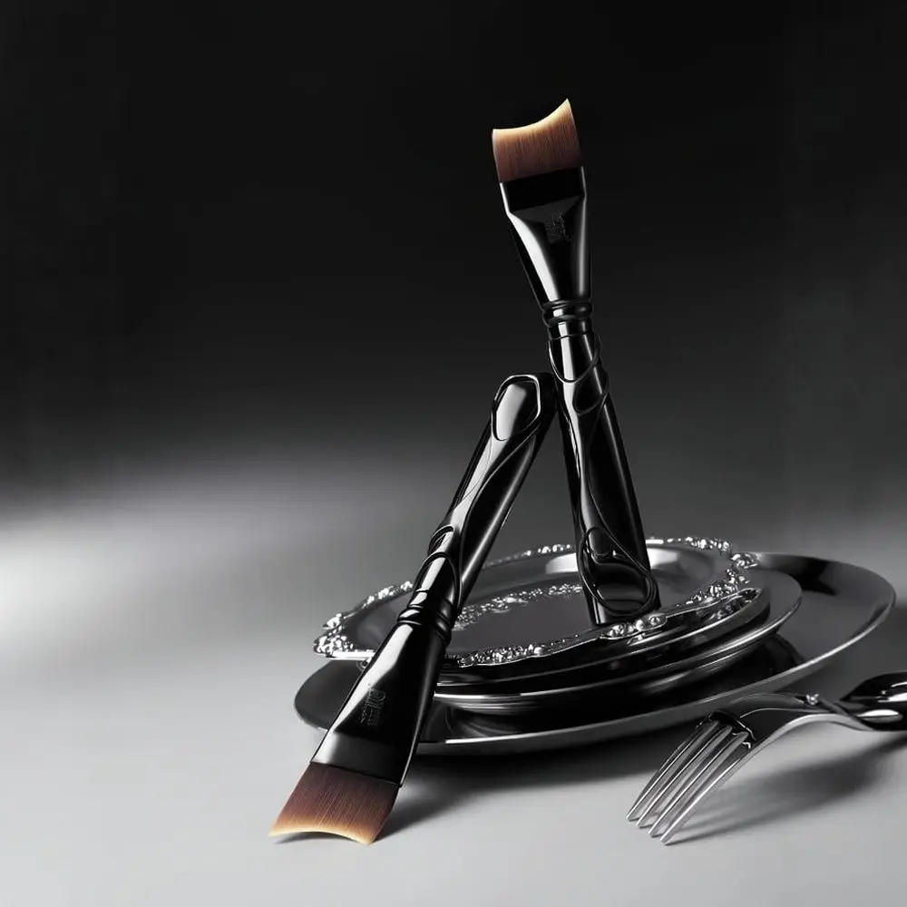 Professional Liquid Foundation Brush For Lishu Makeup Applicator Arc Blade Design Flawless Smooth Face Concealer