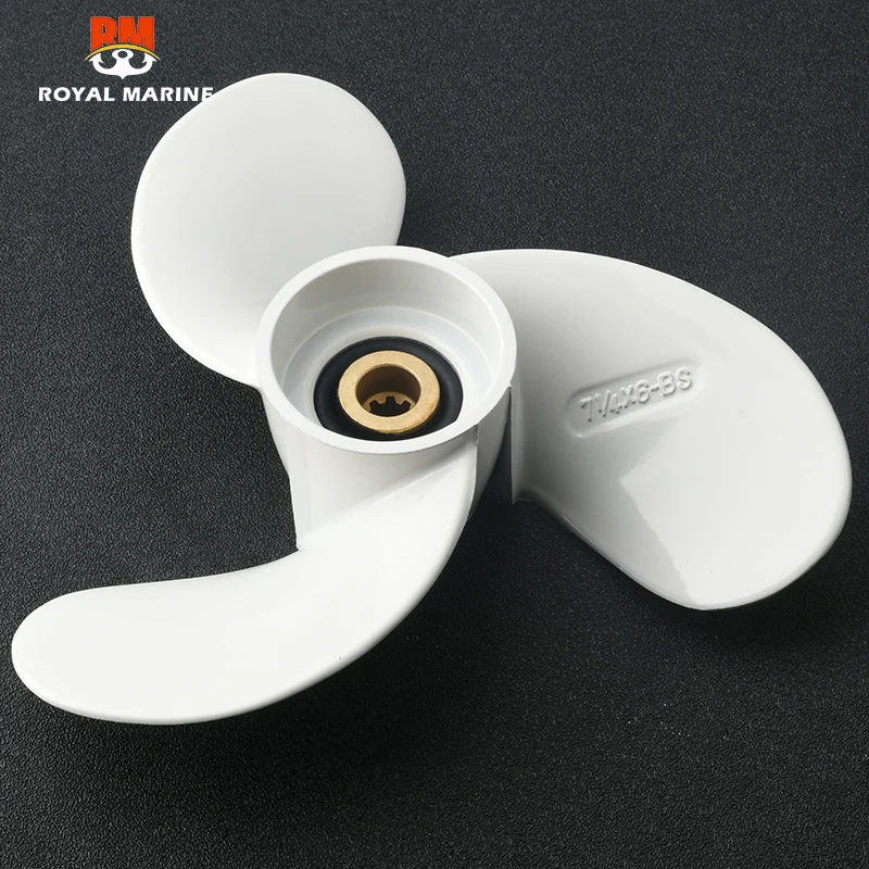 Aluminium Propeller 7 1/4x6-BS F 2,5 A/3A 7-1/4x6 6L5-45943-01-EL 9 spline Für Yamaha 3HP Außenbordmotor 6L5-45943 6L5-45943-00-00 – Detail 2