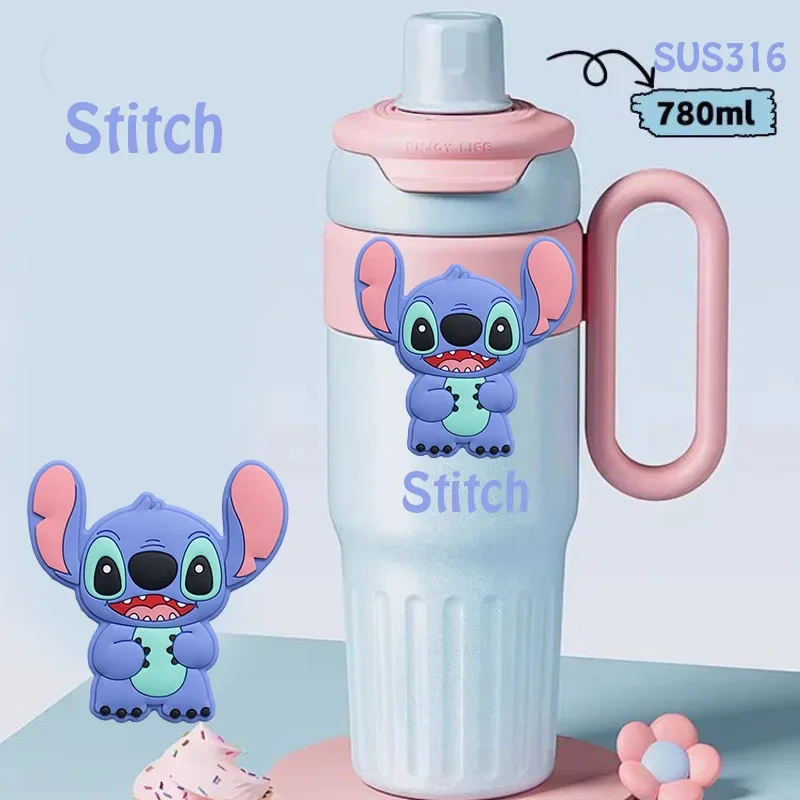 Olá kitty cinnamoroll anime kawaii miniso bebida copo de água bonito kuromi garrafa de armazenamento de palha de aço inoxidável presentes para crianças