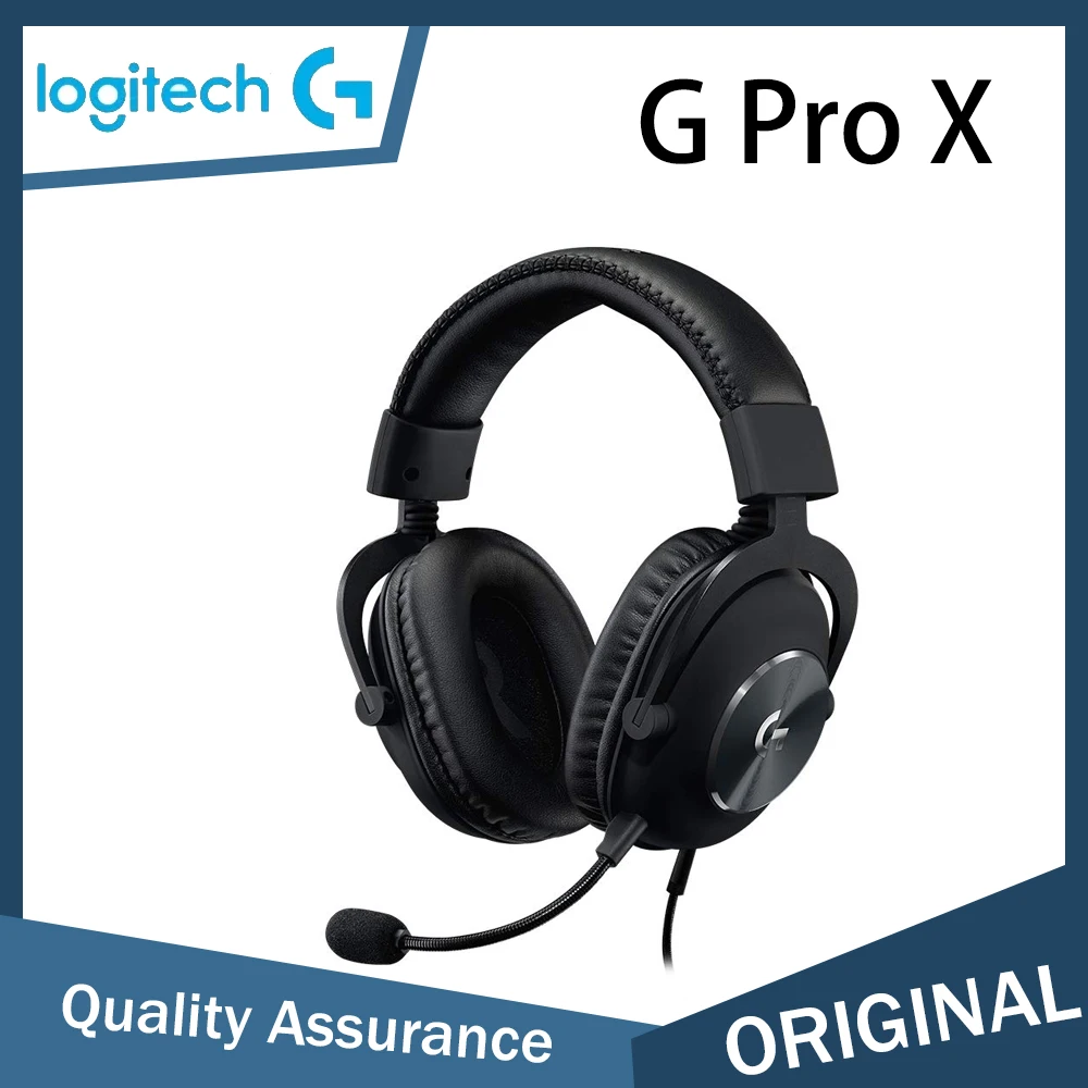 ロジクール G Pro X 有線/無線ゲーミングヘッドセット DTS 7.1、50mm