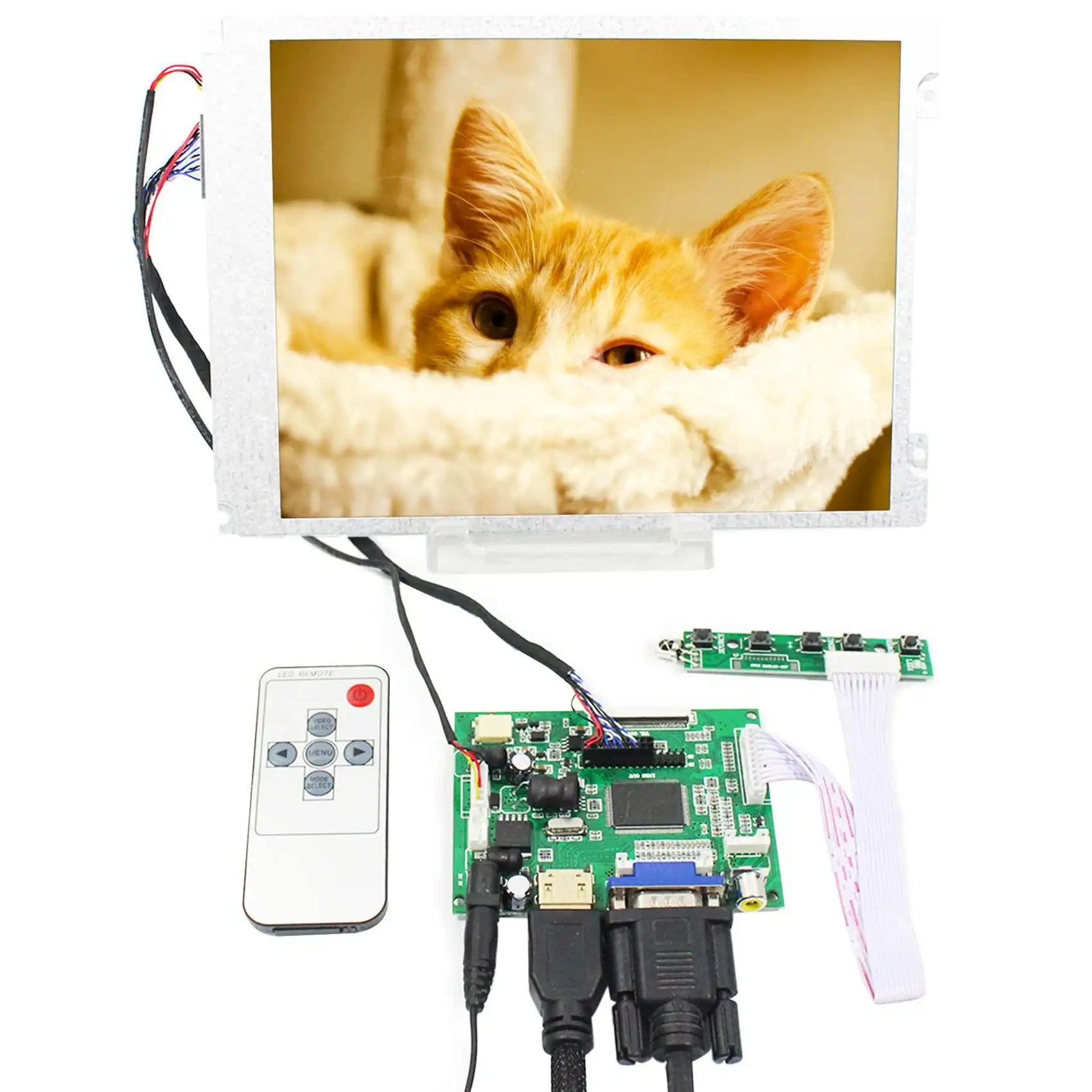 8.4inch M084GNS1 800X600 LCD Screen HDM I VGA AV LCD Controller Board