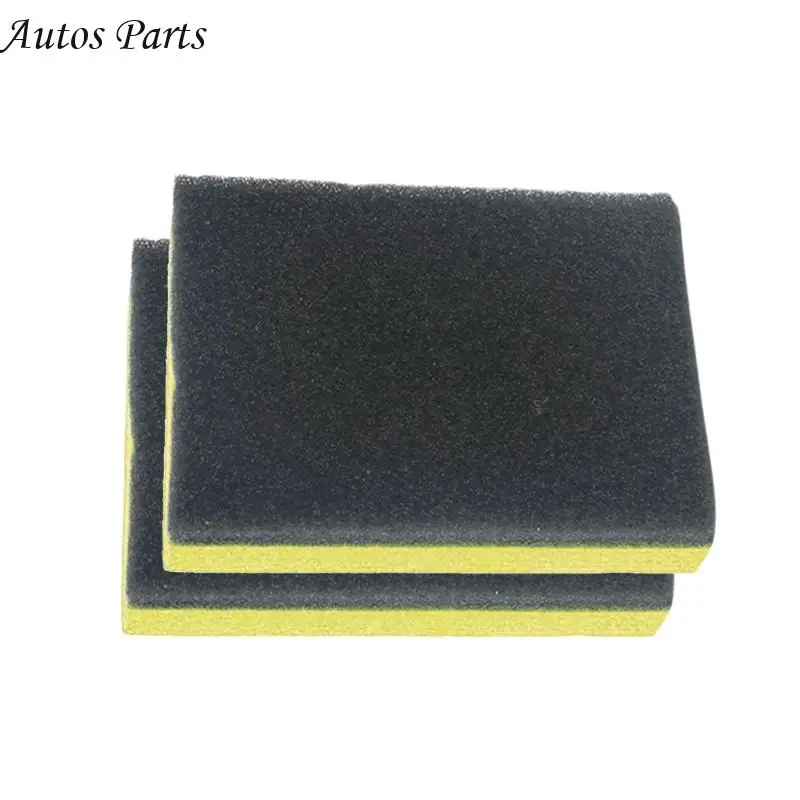 57BA 2pcs Ceramic Coating Applicator Sponge Vehicle Waxing Pad Automotive Detailing Accessories Crystal Plating Sponge Block