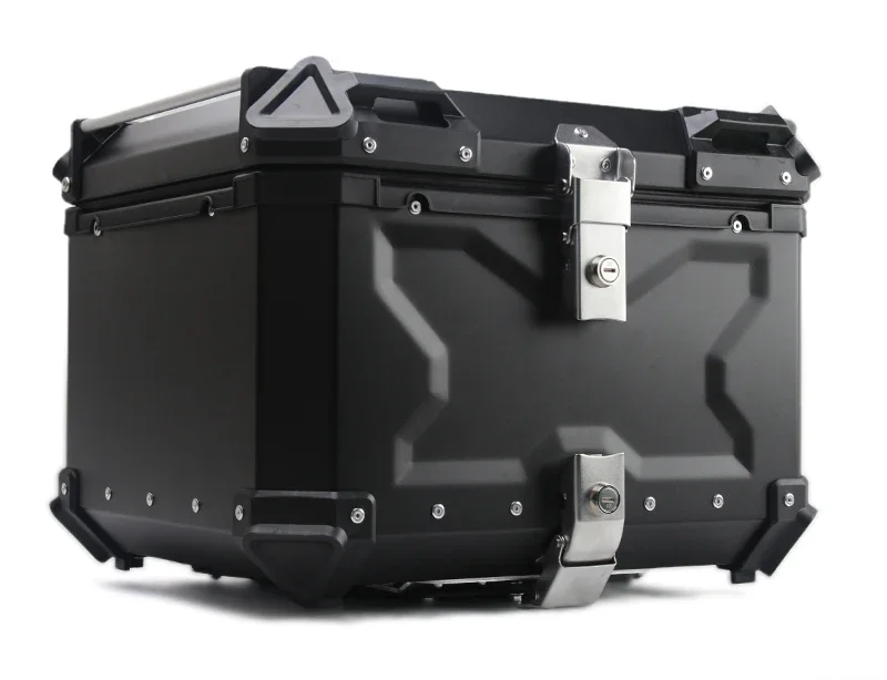 28L 36L 45L 55L 65L 80L 100L Aluminum Alloy motorcycle Tail Boxes luggage Waterproof Shockproof top box Motorcycle parts