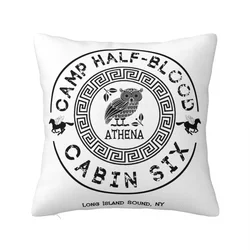 Percy Jackson Pillow Case Cabin Six Athena Percy Jackson Camp Half Blood Polyester Bed Pillowcase Zipper Summer Universal Cover