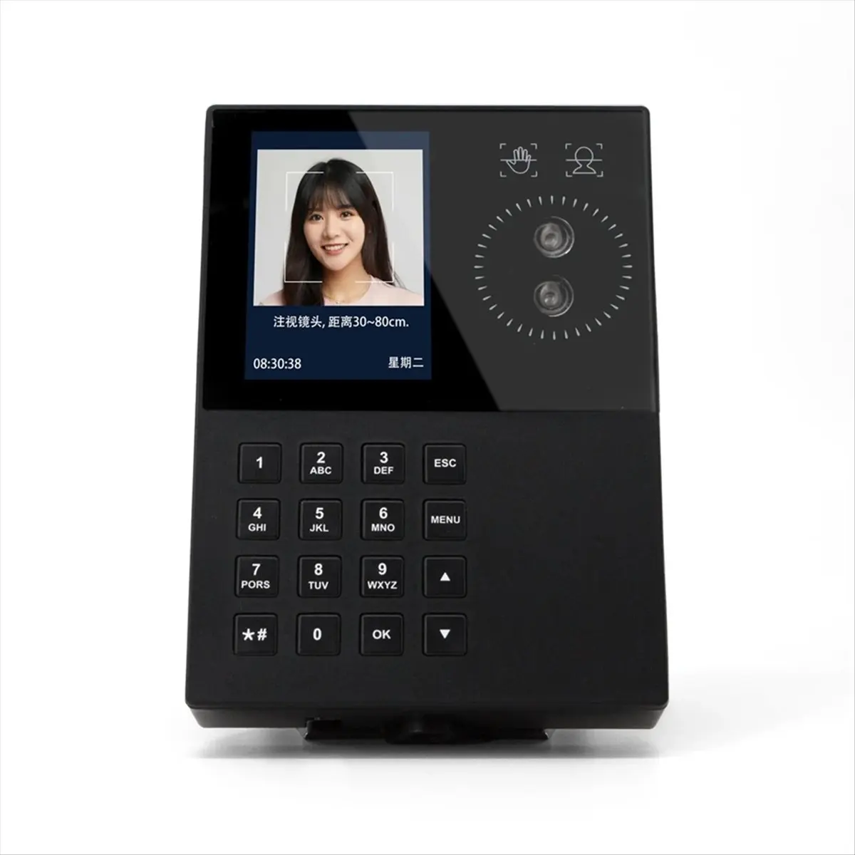 L73A NEW Administrative Attendance Machine T500 Recognition Palmprint Recognition Card Swiping Login Password Login EU