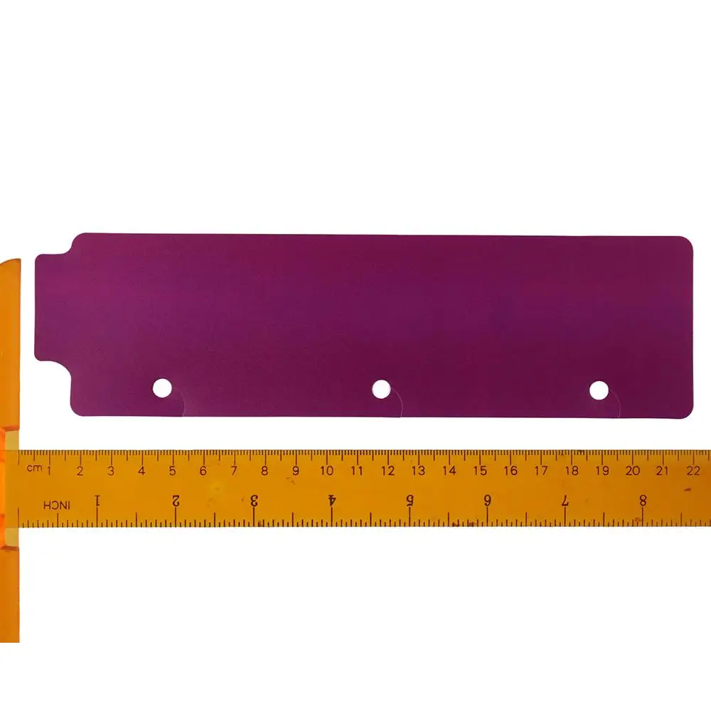 5Pcs Mini Binder Divider 3 Ring Colorful Index Dividers Notebook Plastic Bookmark Office