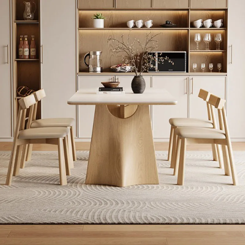 Wooden Big Size Dining Table Dining Table Fashion Chinese Style Lounge Dining Table Simple Mesas De Comedor Room Decorations