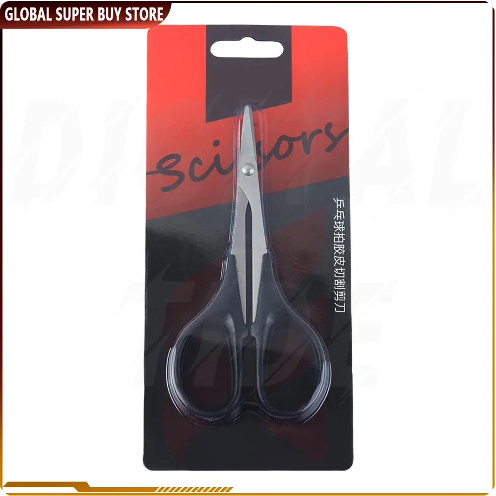 Tesoura de Corte de Borracha para Tênis de Mesa 30 ° Ferramenta de Raquete Adesiva Profissional Dobrada Afiada 3cr13 Cortador de Lâmina de Aço Inoxidável