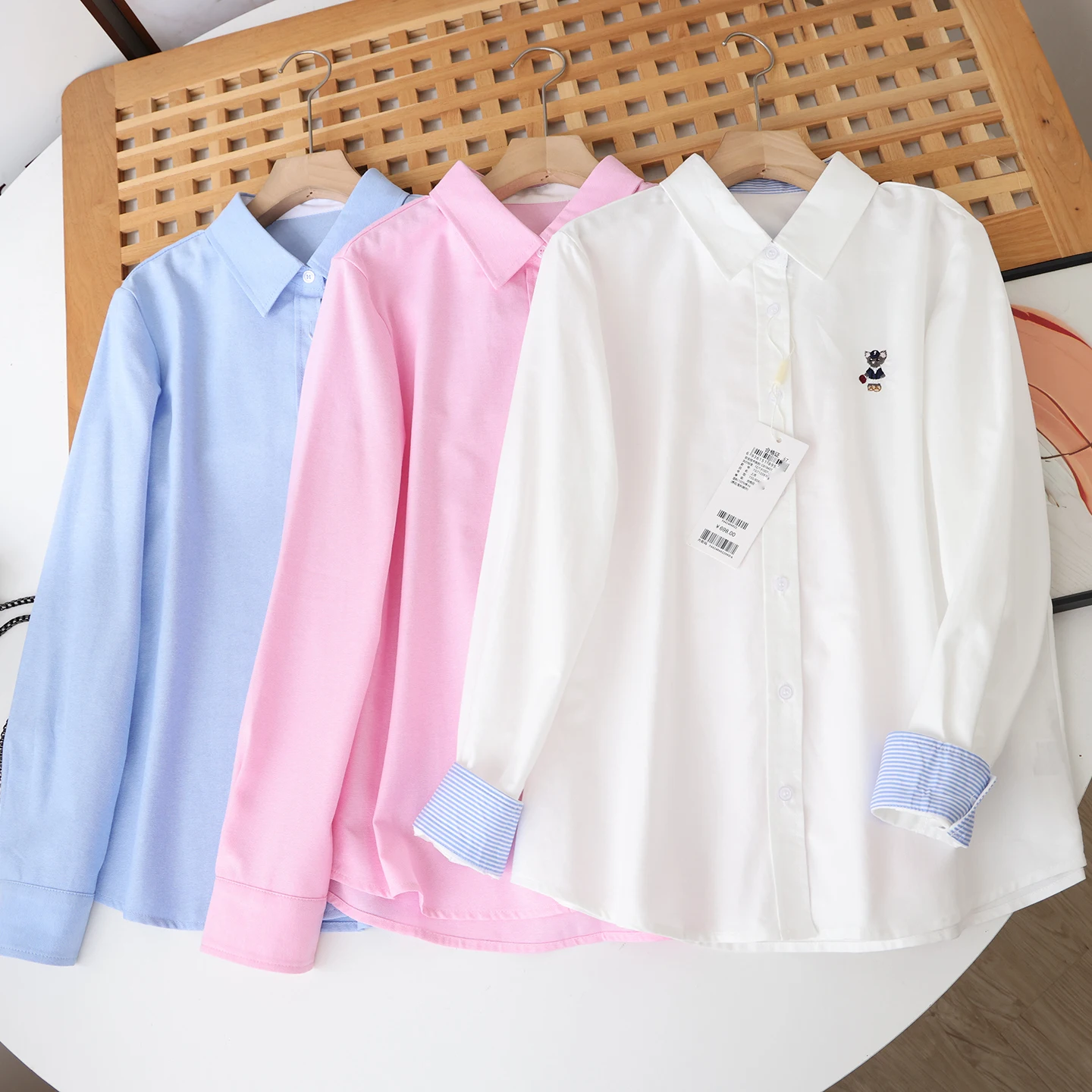 

Poetic Sweet, простая мультяшная вышивка, длинная све, повседневная свободная женская тонкая впитывающая подставка из полиэфирного волокна