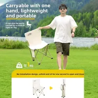 Outdoor Foldable Chair Camping Chair with Side Pocket Picnic Oxford Cloth Chairs Portable Beach Fishing Chairs Outdoor Chair