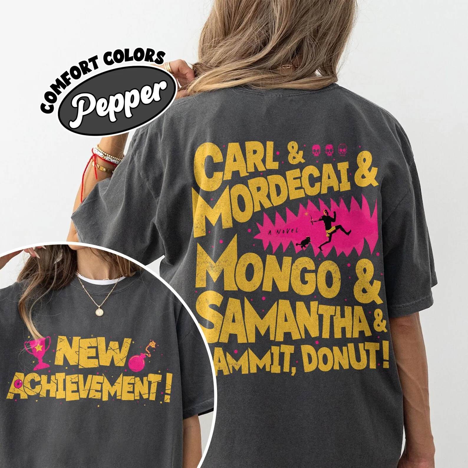 New Achievement Two-Sidedcotton Shirt, Dungeon Crawler Carl T Shirt, Sci-Fi Book Lover Tee