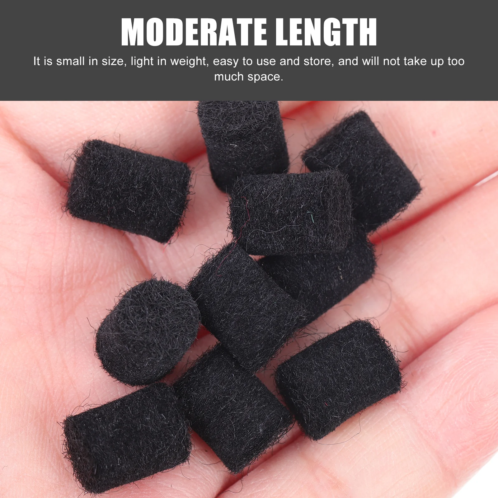 

10 Pcs Saxophone Felt Column Guard Pads Bumper Accessories Saxaphone Tenor Universal