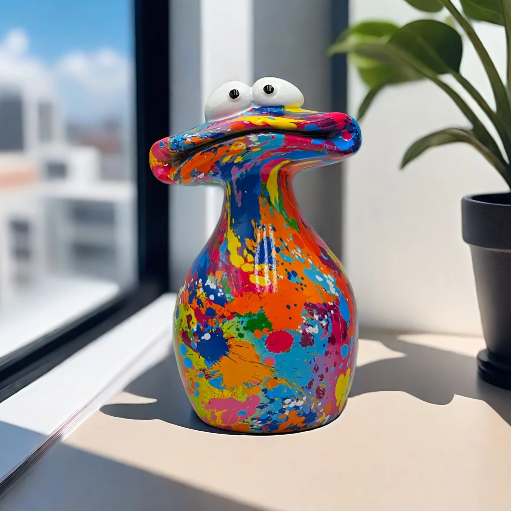 Charming Big-Mouth Frog Resin Figurine - Versatile Decor For Christmas,Halloween Decorations,Home Decor Collectible Figurines