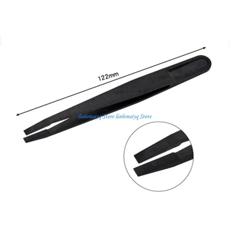 573B 8 Pcs Anti-static Hand Clip Tweezers Art DIY Picking Tools Set