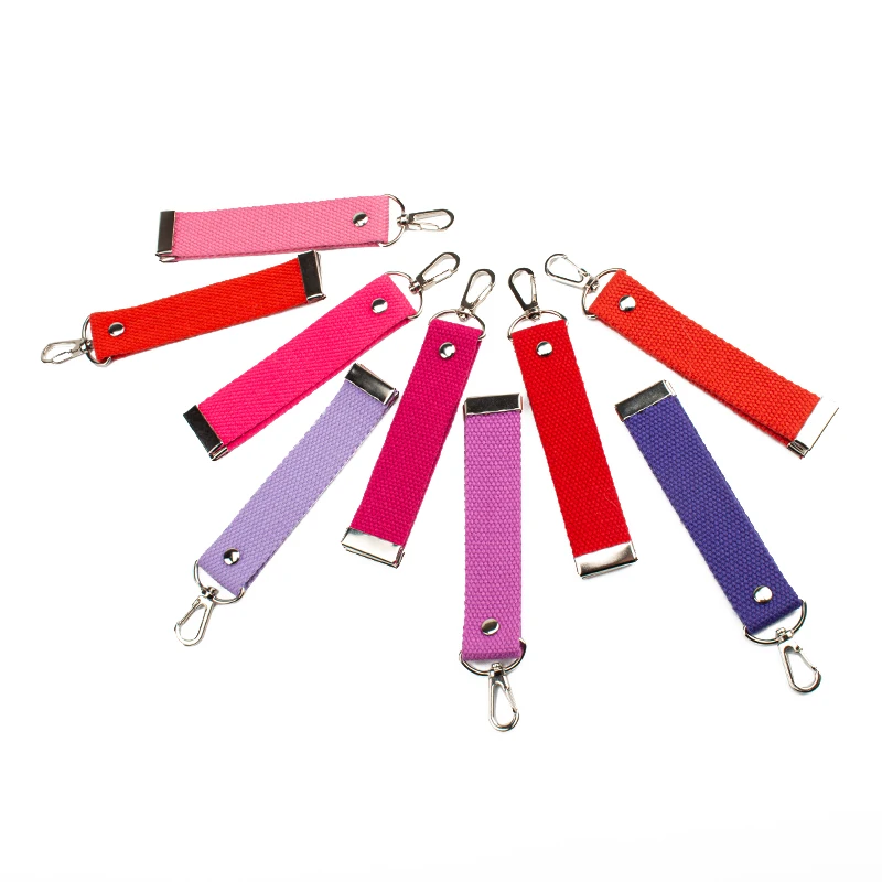 12cm Colorful Key Chain Strap For Women Men Keychain Bag Decoration Car Key Ring With Hook Back Clip Keychains Gifts Wholesale