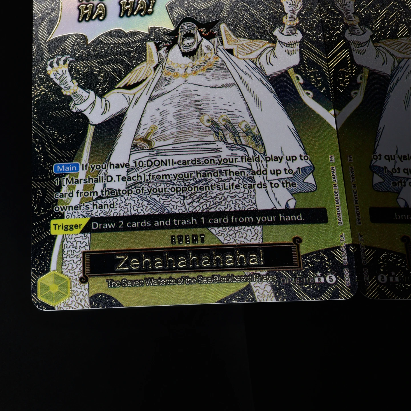 One Piece TCG OPCG English Event Card OP16-116 Zehahahahaha! Manga