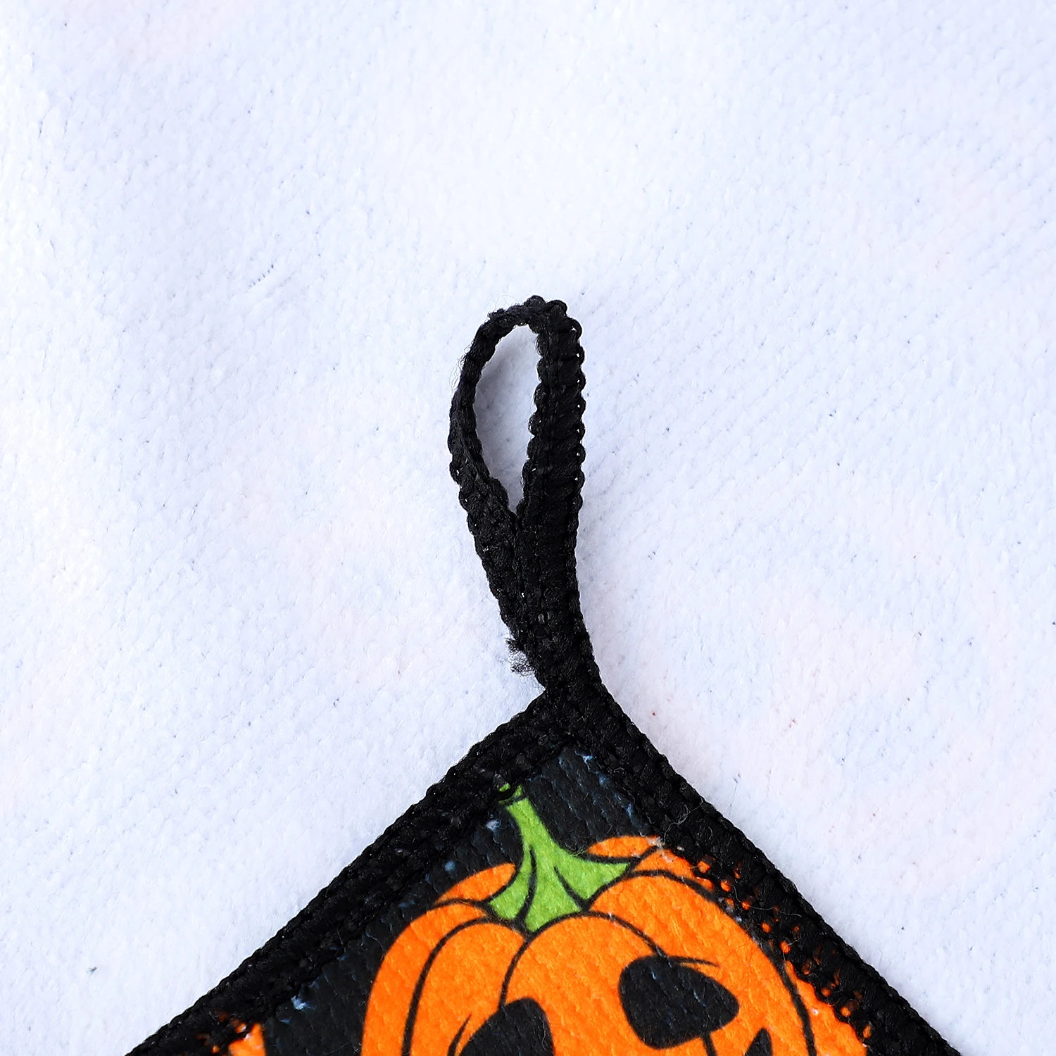 Super Soft Polyester Halloween Kitchen Towels for Hand Dish Drying Pumpkin Motifs Machine Washable, Multi Towels for Home Decor